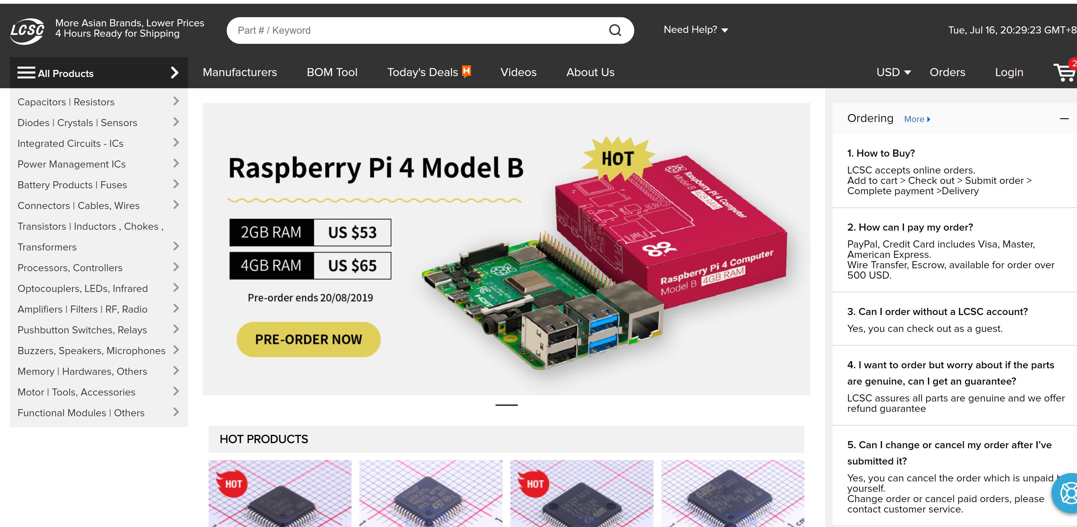 LCSC.com An Electronic Part Distributor For The Pros - Electronics-Lab