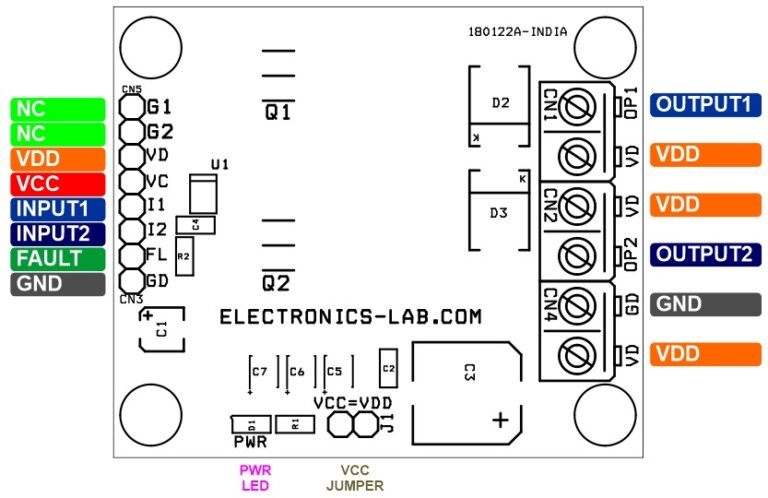 Dual Mosfet Driver Two Channel Dc Ssr Using Mosfets Gate Driver