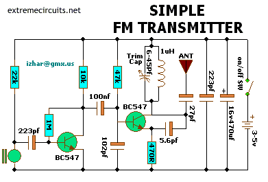 Weekend Projects - Super Simple FM Transmitter 