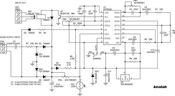 PIR Sensor - Electronics-Lab.com