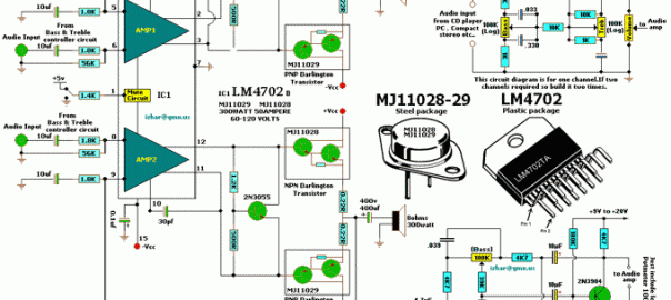 600W Audio Amplifier