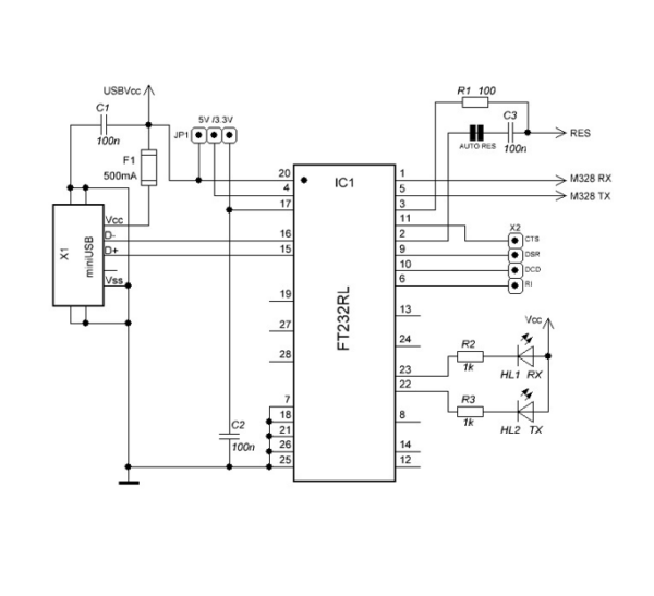 BO.Duino - ATmega328 Arduino Compatible board - Electronics-Lab.com