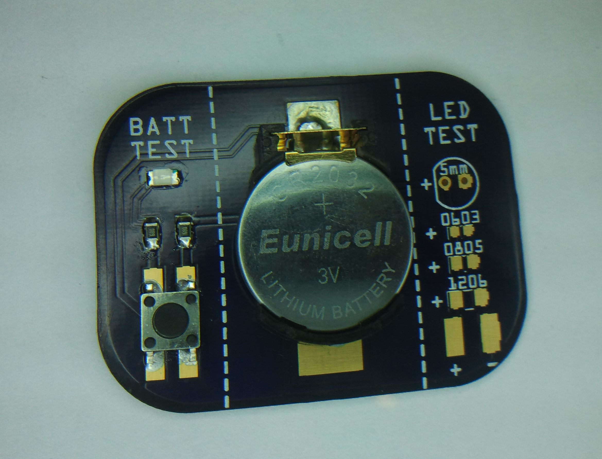 Simple SMD LED tester Electronics-Lab.com