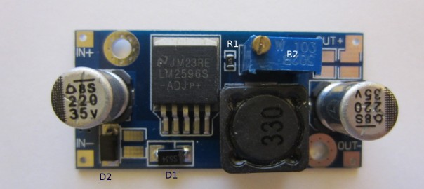 LM2596 DC-DC Converter Module Testing