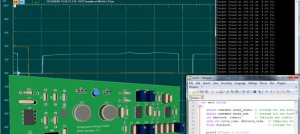 Analog Ultrasound Range Finder