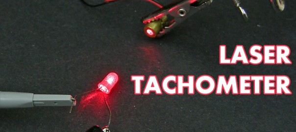 How to build a simple laser tachometer