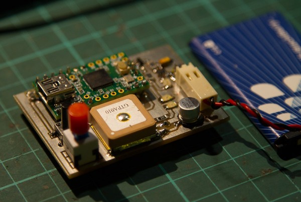 Teensy GPS Logger redesigned in smaller version