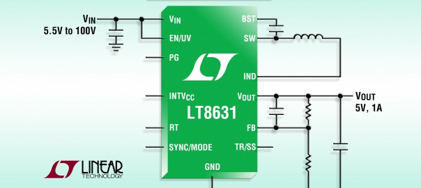 100V, 1A, synchronous step-down regulator: Iq of 7µA