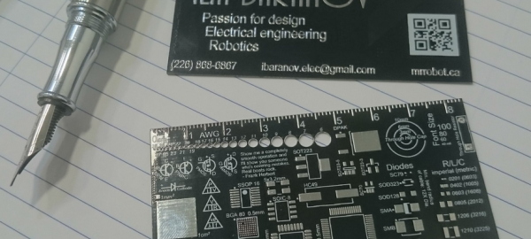 Making a PCB business card