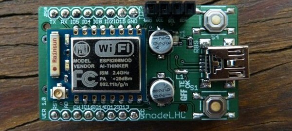 nodeLHC – ESP8266 development board