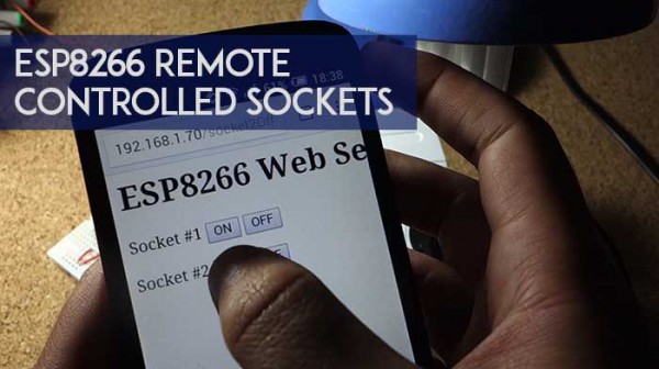 ESP8266 remote controlled sockets