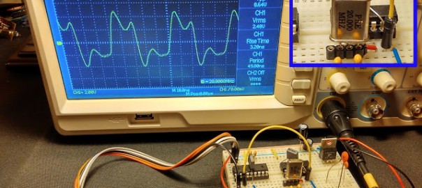 100MHz frequency counter with PIC16F628A – LED Display