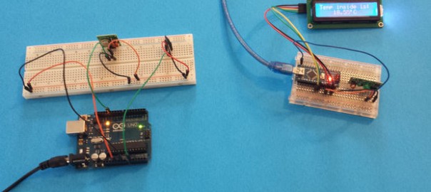 Arduino weather station with RF433 MHz modules