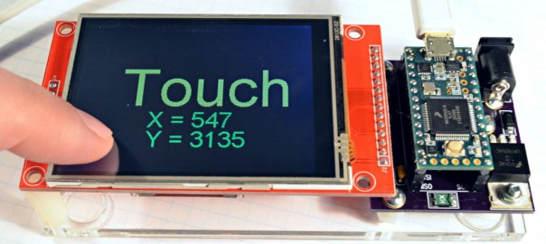 Touchscreen Arduino Library for XPT2046 Touch Controller Chip