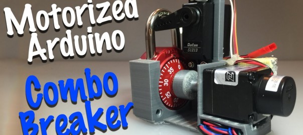 DIY Motorized Combo Lock Cracking Device