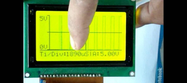 DIY Oscilloscope using Arduino and Graphic LCD