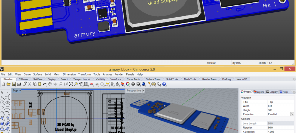 Kicad StepUp – export kicad 3D board