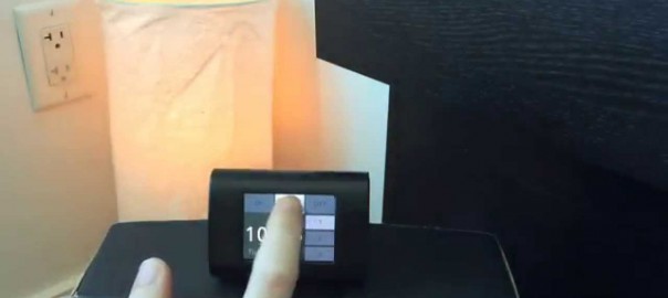 ESP8266-based touchscreen clock and light controller with WiFi