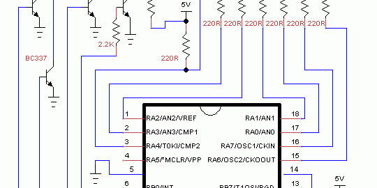 4 Digit Thermometer using DS18B20 and PIC16F628A