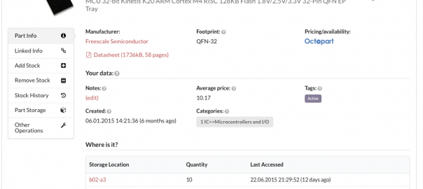 PartsBox.io – Electronic parts inventory management software for makers