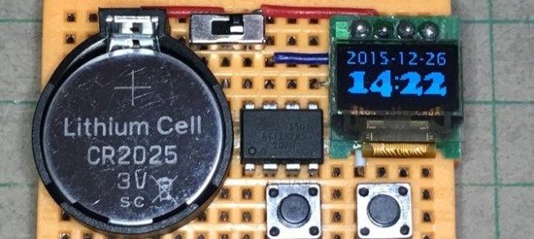 ATtiny OLED Watch Core