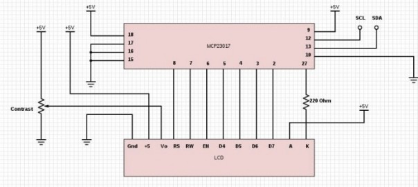 DIY I2C LCD Display