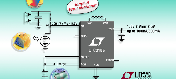 LTC3106 – 300mA Low Voltage Buck-Boost Converter