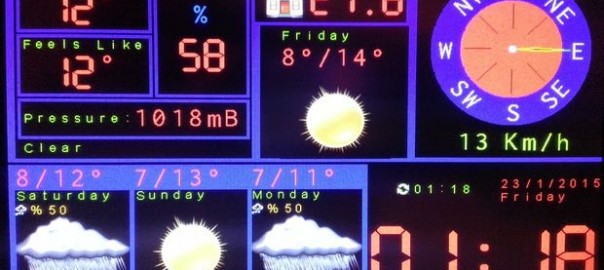 Arduino TFT Forecast Weather Station with ESP8266