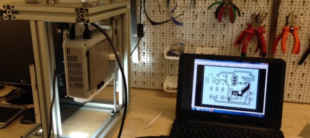 Making circuit boards with DLP projector