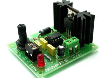 555 Based DC Motor Speed Controller