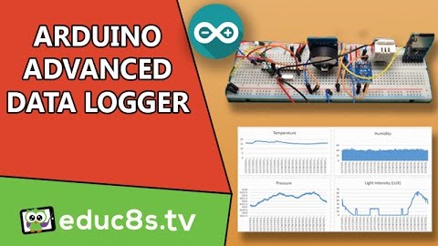 Advanced Datalogger with ATMEGA328, BMP180, DHT22, BH1750 and sd card