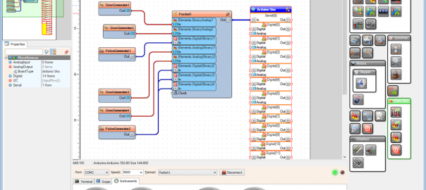 Visuino – visual programming environment for Arduino