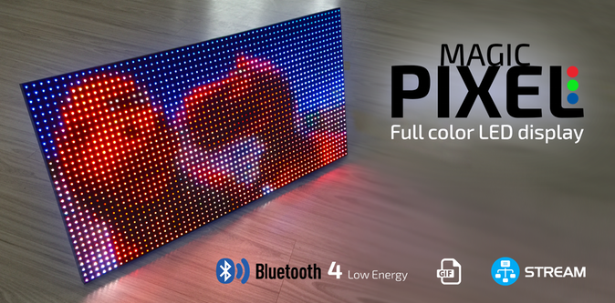 MAGIC PIXEL - Bluetooth full color LED display 