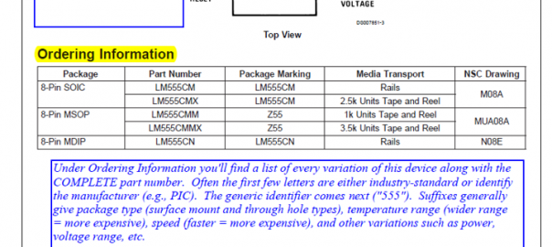 How to Read a Datasheet