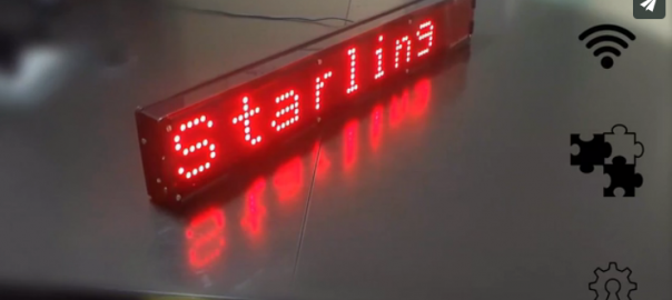 Starling – WiFi enabled LED Display