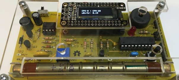 Wi-Fi and OLED Upgrade for MightyOhm Geiger Counter