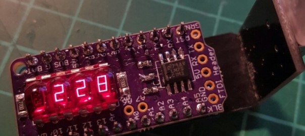 Bubble display shield for Adafruit Trinket