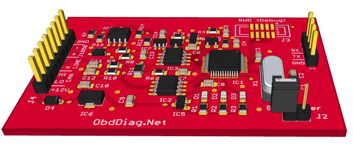 Open-source OBD adapter