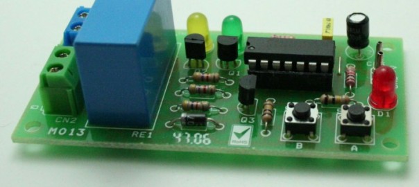 DC Motor Direction Controller with tact switches