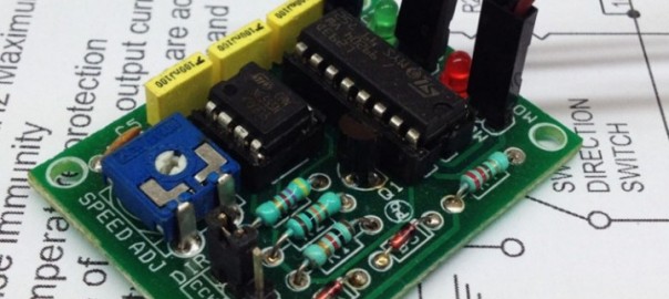 DC Motor Speed and Direction Controller using L293D