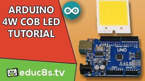 Control a High Power 4W COB LED with Arduino Uno