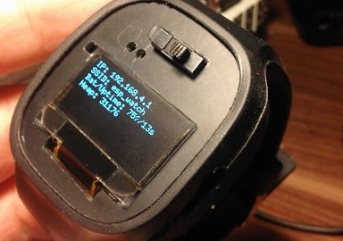 ESP12e + OLED display – a try to make a smartwatch