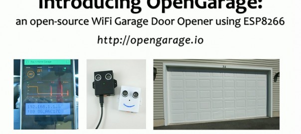 OpenGarage – Open-source WiFi garage door opener