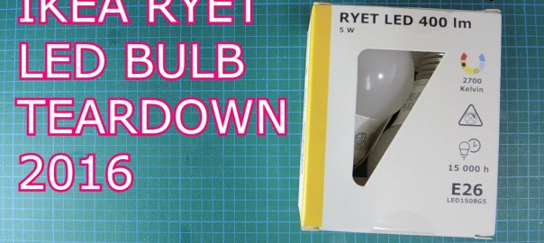 Ryet IKEA LED Bulb teardown