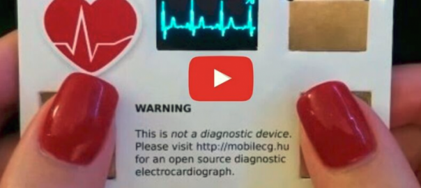 An Electrocardiograph business card