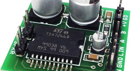 3W Stereo Audio Amplifier using TDA7266D