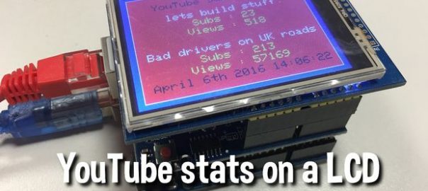 Display YouTube Stats on LCD Screen