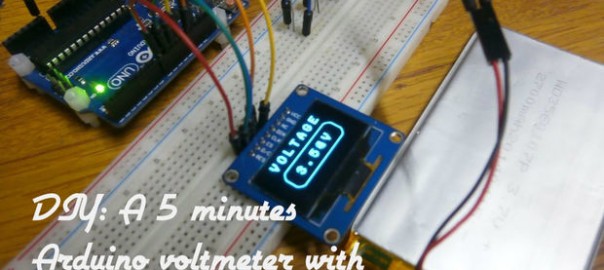 Arduino Voltmeter With OLED Display