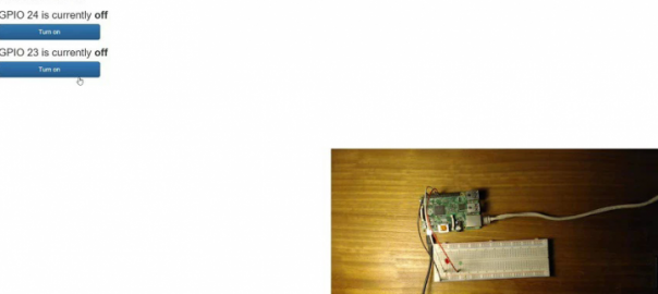 Raspberry Pi Web Server using Flask to Control GPIOs