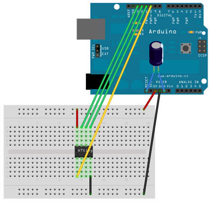 Programming an ATtiny with Arduino board
